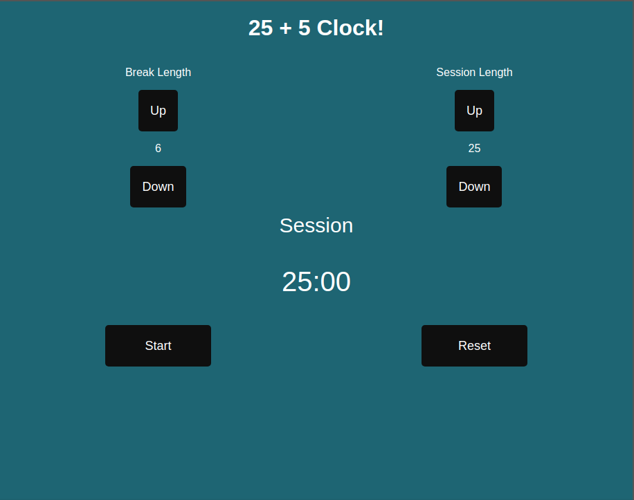 25 + 5 Clock